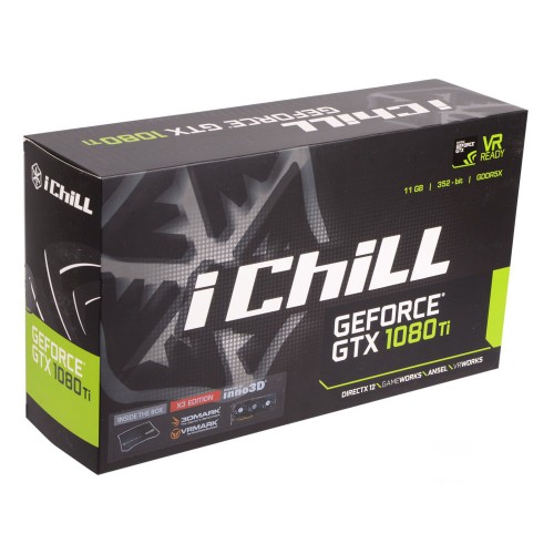 Видео карта GeForce GTX 1080 Ti iChill X3 11GB, GDDR5X, 352-bit-1