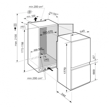 Built-in refrigerator Liebherr ICUS 3324-1